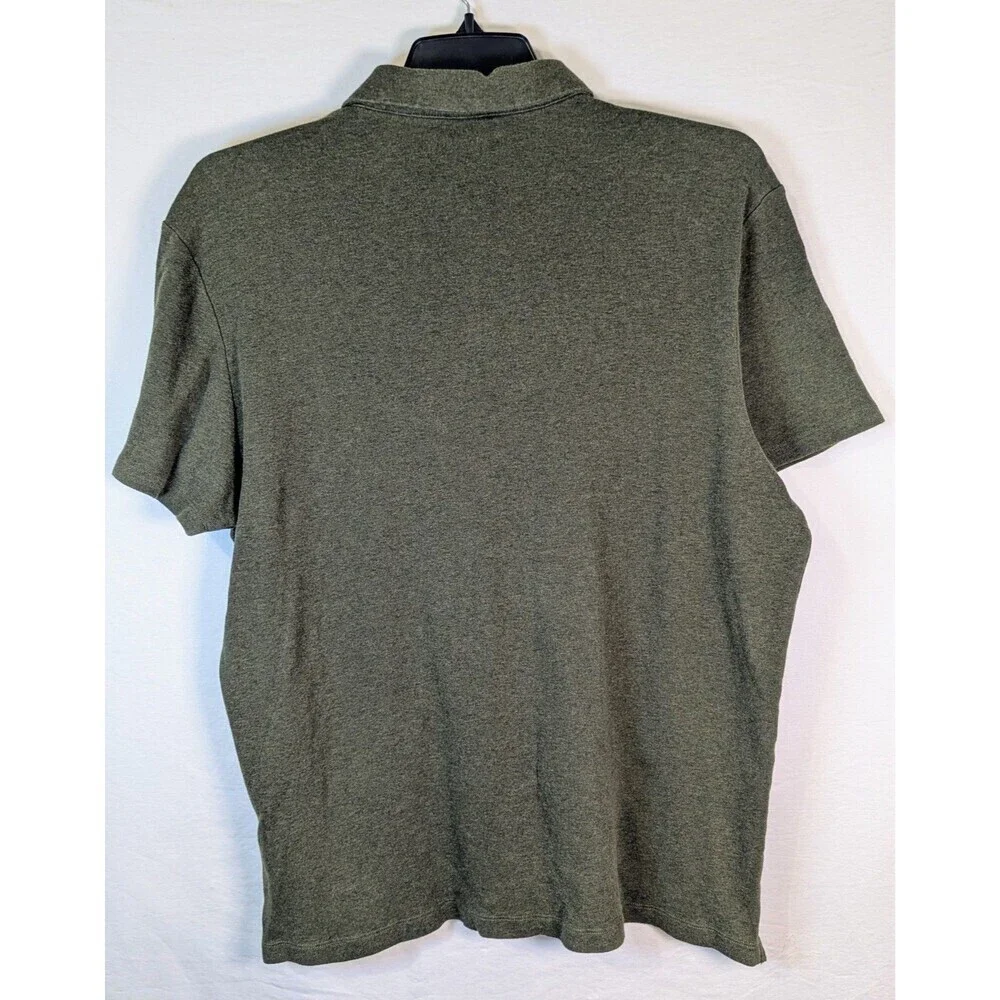 Banana Republic Shirt Mens Size XXL Green Short Sleeve Polo Cotton